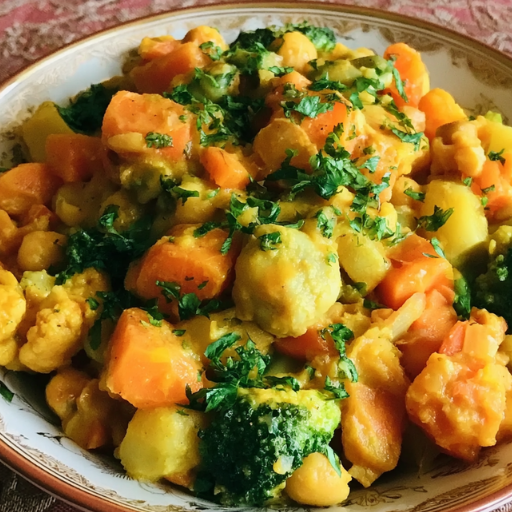 Curry de légumes d'hiver