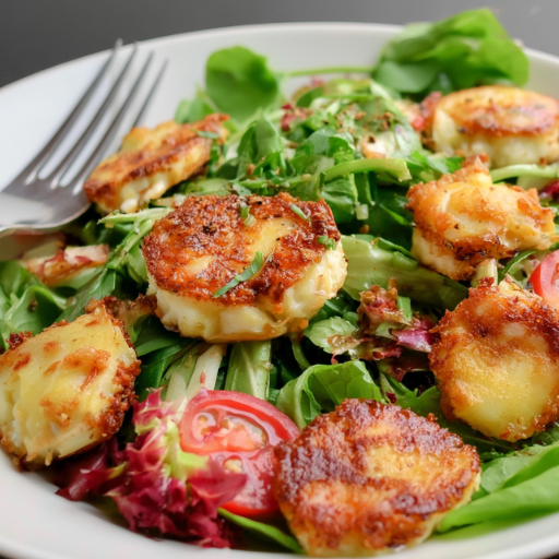Salade de chèvre chaud facile