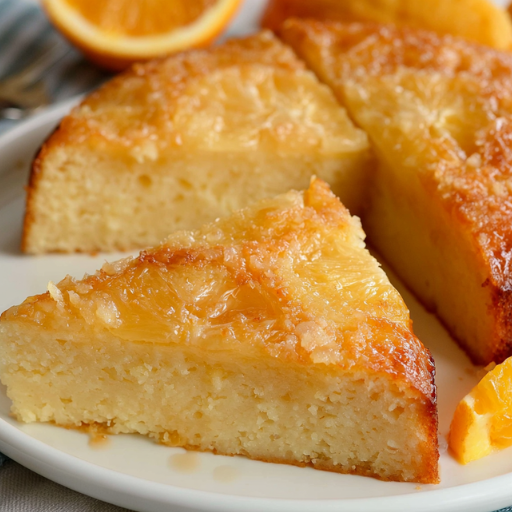 Gâteau trempé à l’orange