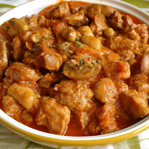 Mijoté de veau Marengo