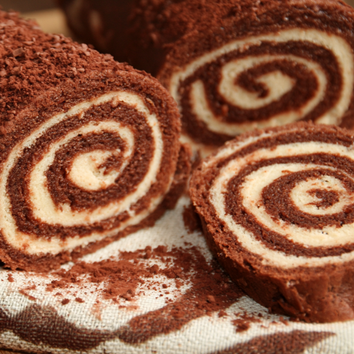 Roulé au chocolat classique