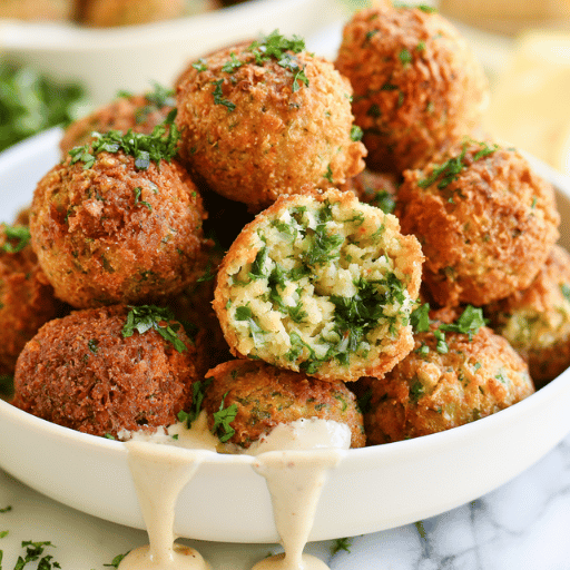 Falafels Maison Croquants aux Pois Chiches et Coriandre Fraîchev