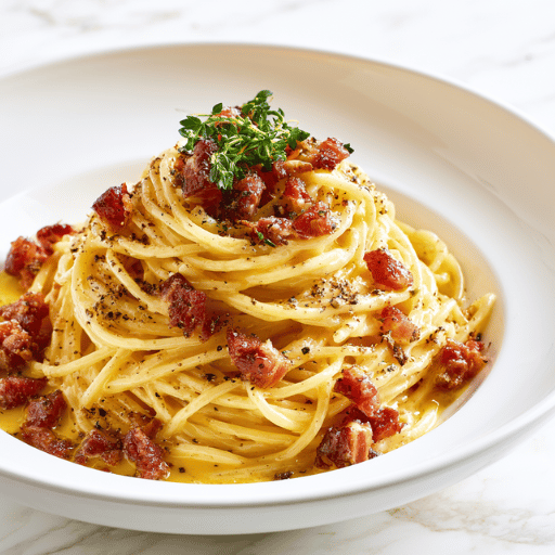 Les Vraies Pâtes à la Carbonara Italienne