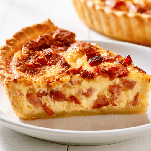 Quiche lorraine traditionnelle pâte brisée maison